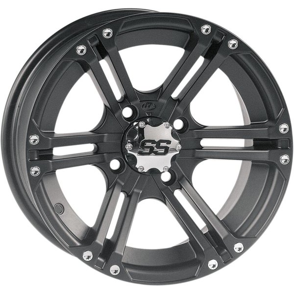 1228366536B - ITP SS212 Alloy Wheel For Polaris 455 4X4 1999 Fits Front Or Rear 12x7" - Black