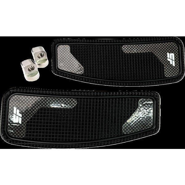 SF-906-00-1 - Slyfox Mini Floorboards For Harley Davidson E 1000 1936-1952 - Black