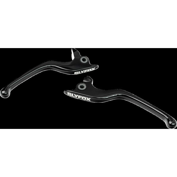 1014-XCXA-B - Slyfox Clutch & Brake Levers Kit For Harley Davidson FLHR 1750 2017-2019 - Black