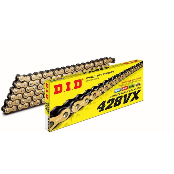 4525516368353 - DID 428 VX Chain 140 Links - Gold/Steel