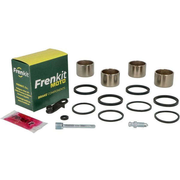 627063 - Frenkit Superkit Caliper Repair Kit For Kawasaki VN 1600 2005-2008 Fits Front Left - Black/Silver/Stainless Steel