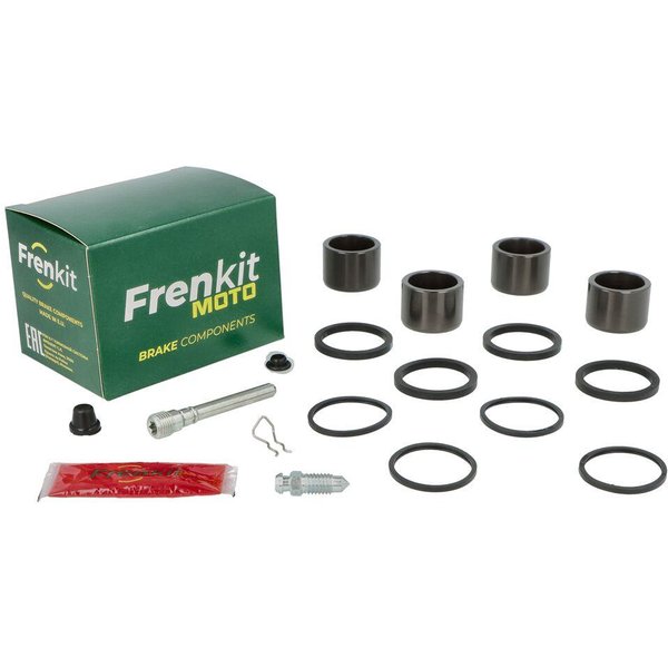 627006 - Frenkit Superkit Caliper Repair Kit For BMW C 400 GT ABS 2019-2020 Fits Front Right - Black/Silver/Stainless Steel
