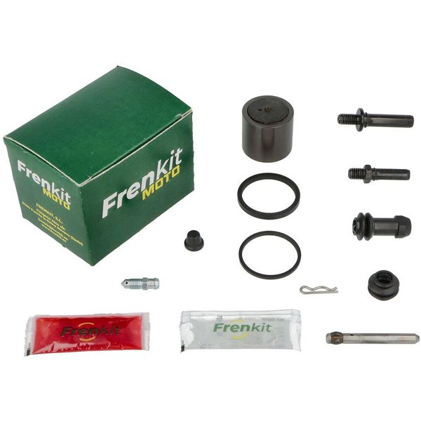 627020 - Frenkit Superkit Caliper Repair Kit For BMW G 450 X 2008-2011 Fits Rear - Black/Silver/Stainless Steel