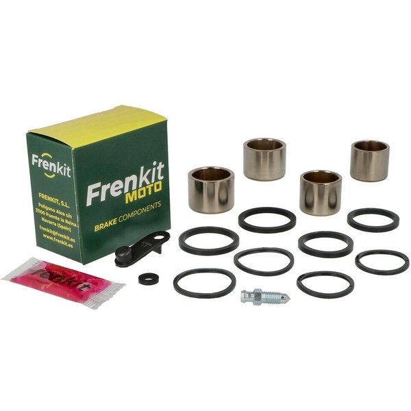 629070 - Frenkit Caliper Repair Kit With Piston For Kawasaki KLZ 1000 ABS 2012-2018 Front - Black/Silver