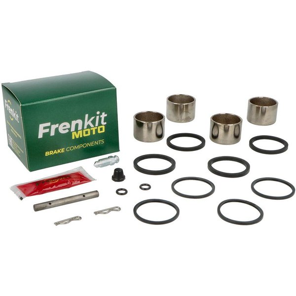 627044 - Frenkit Superkit Caliper Repair Kit For Yamaha BT 1100 2002-2006 Fits Front Right - Black/Silver/Stainless Steel