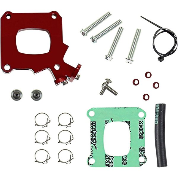 GK-GMSUP-0008 - GET Fuel Injector Support Kit For Gas Gas EC 250 2021-2023 - Black/Green/Red/Silver