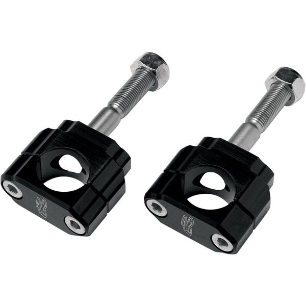 CL003 - Renthal Rubber-Mounted Handlebar Clamp For Moto Guzzi Breva 750 2005-2007 - Black