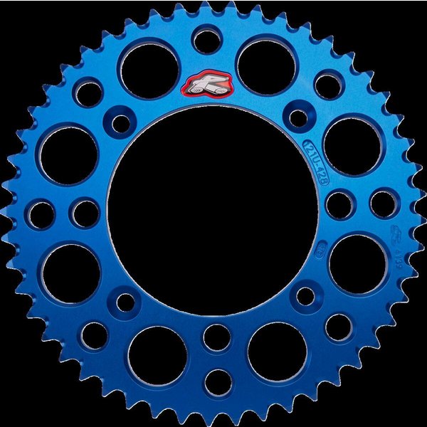 121U-428-49GPBU - Renthal Ultralight Sprocket For Suzuki RM 80 1989-2001 Rear 49T - Blue