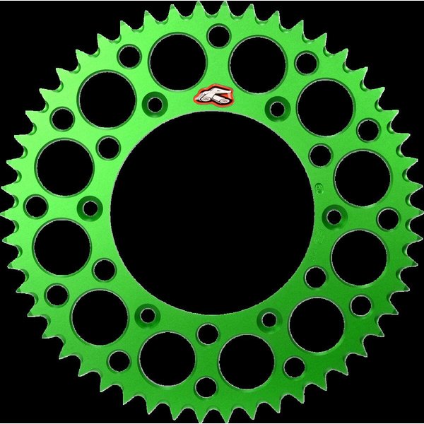 112U-520-50GEGN - Renthal Ultralight Sprocket For Kawasaki KDX250 1983-1994 Rear 50T - Green