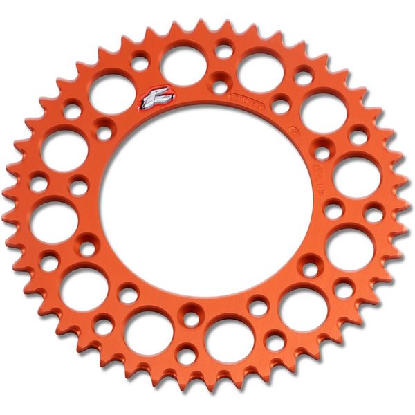 224U-520-46GPOR - Renthal Ultralight Sprocket For Husqvarna 701 Enduro 2016-2021 Rear 46T - Orange
