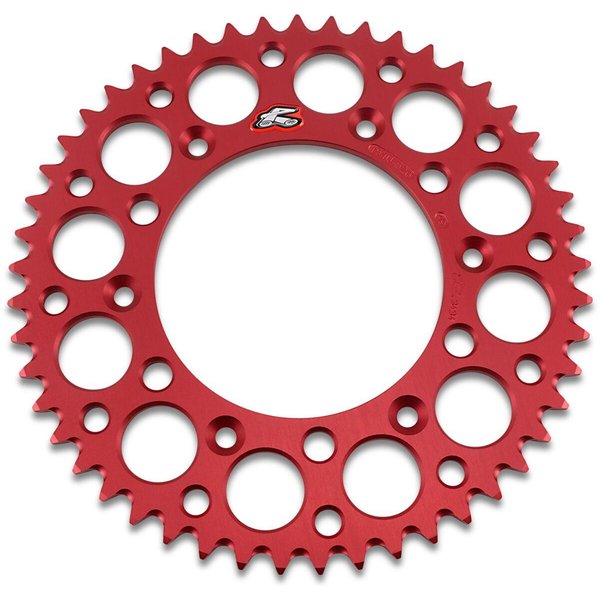 154U-520-50GRRD - Renthal Ultralight Sprocket For Honda CR125 1987-2007 Rear 50T - Red