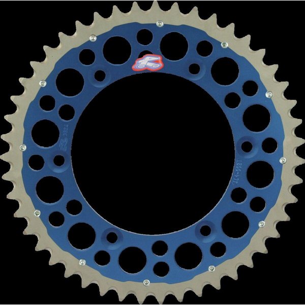 1500-520-50GPBU - Renthal Twinring Sprocket For Yamaha WRF250 2001-2024 Rear 50T - Blue