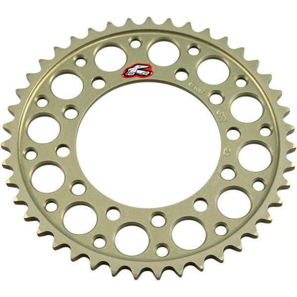 210U-520-47P-HA - Renthal Sprocket For Kawasaki EL 250 1993-1995 Rear 47T - Anodized