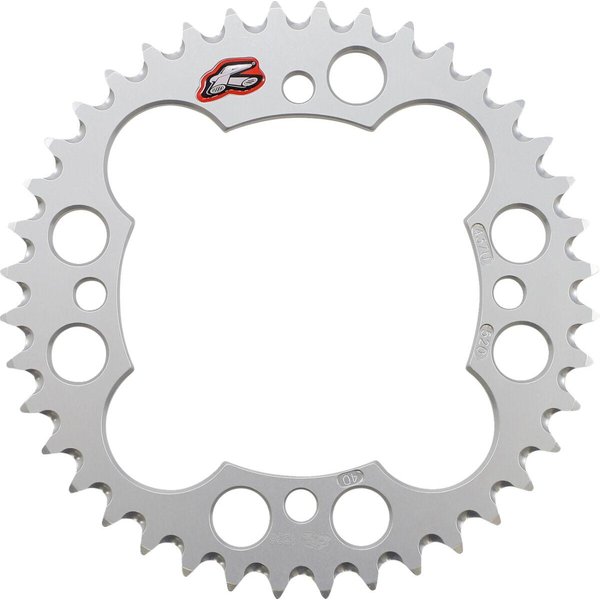 437U-520-40GBSI - Renthal Sprocket For Yamaha YFM250R 2008-2013 Rear 40T - Silver