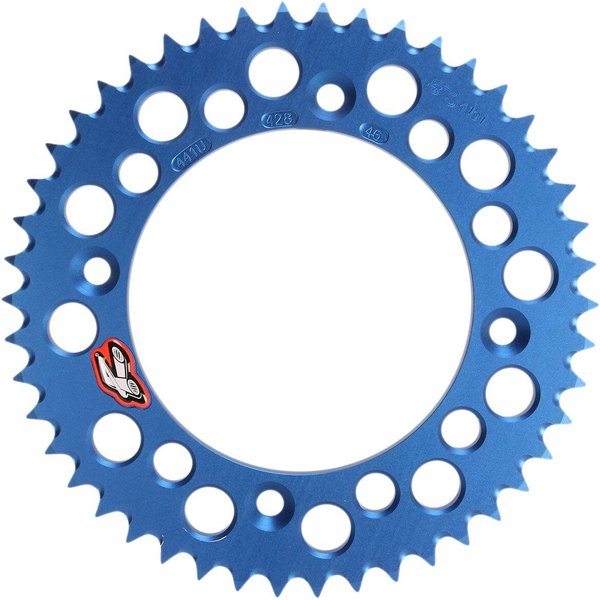 441U-428-46GPBU - Renthal Ultralight Sprocket For Gas Gas MC85 2023-2025 Rear 46T - Blue