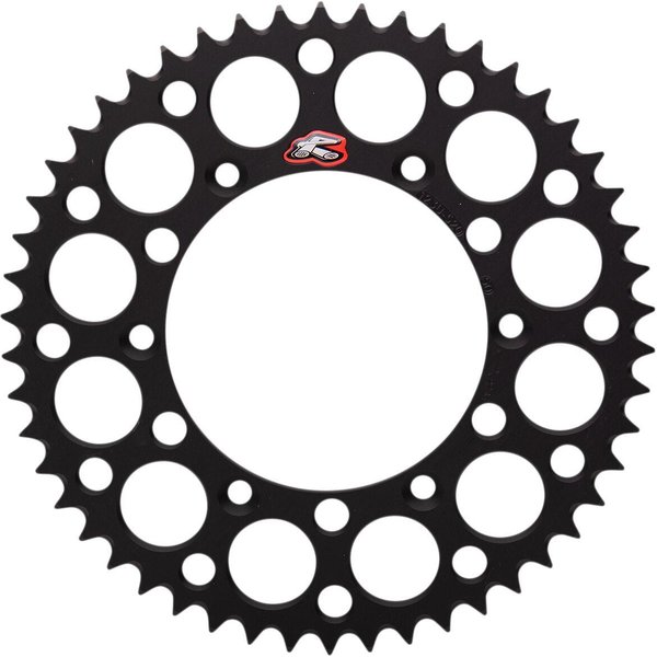123U-520-50GYBK - Renthal Ultralight Sprocket For Suzuki DR350 1990-1998 Rear 50T - Black
