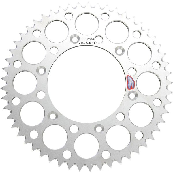 224U-520-53GPSI - Renthal Sprocket For Husqvarna 701 Enduro 2016-2021 Rear 53T - Silver