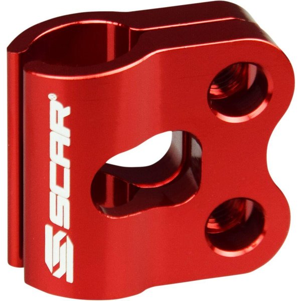 BLC100R - Scar Brake Line Clamp For Honda CR125 2004-2007 - Red