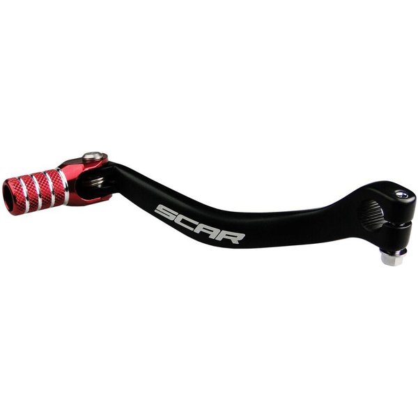 GSL121 - Scar Gear Gear Pedal For Honda CRF250R 2018-2027 - Black/Red