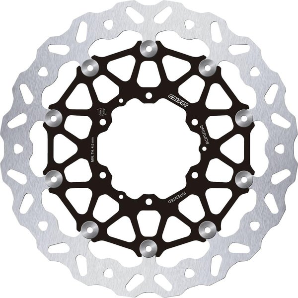 DF070JCW - Galfer Floatech Brake Discs For Honda CB1000R 2008-2017 Front - Black/Silver
