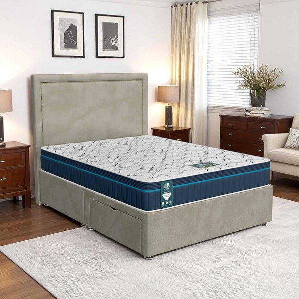 Luxe Venice Light Charlie Senden Divan Bed - Venice Taupe, Single 90 x 190 cm