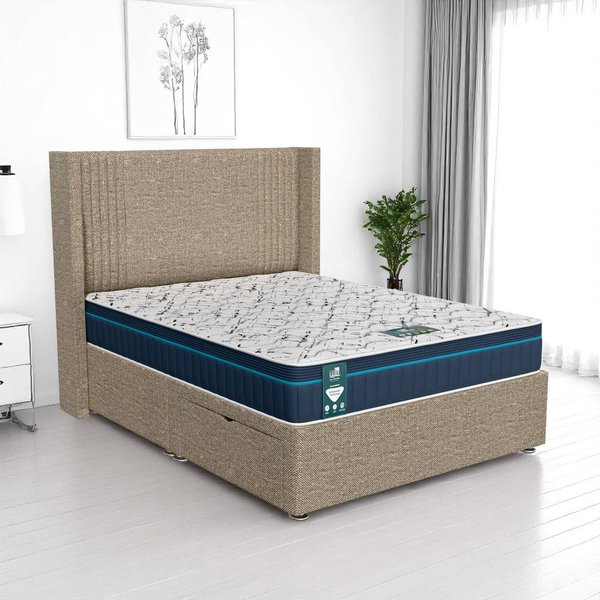 Ascot Royal Divan - Ascot Beige, Single 90 x 190 cm