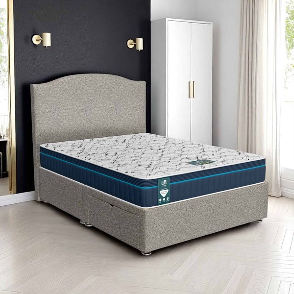 Napples Loafer Divan - Naples Cream, Single 90 x 190 cm