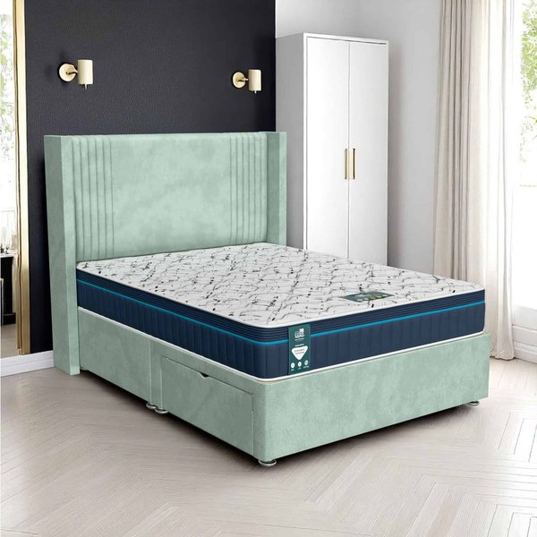 Venice Royal Divan - Venice Duck Egg, Single 90 x 190 cm