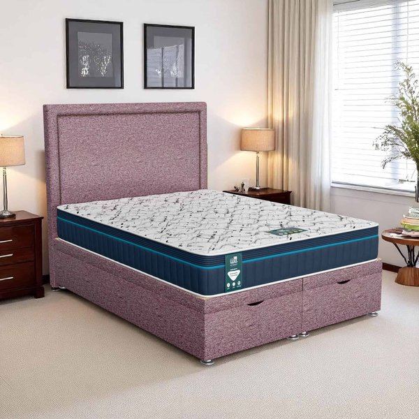 Wool Charlie Senden Ottoman - Lilac Wool, Single 90 x 190 cm