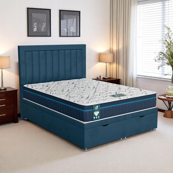 Milan Piano Ottoman-Dark - Milan Midnight, Double 135 x 190 cm