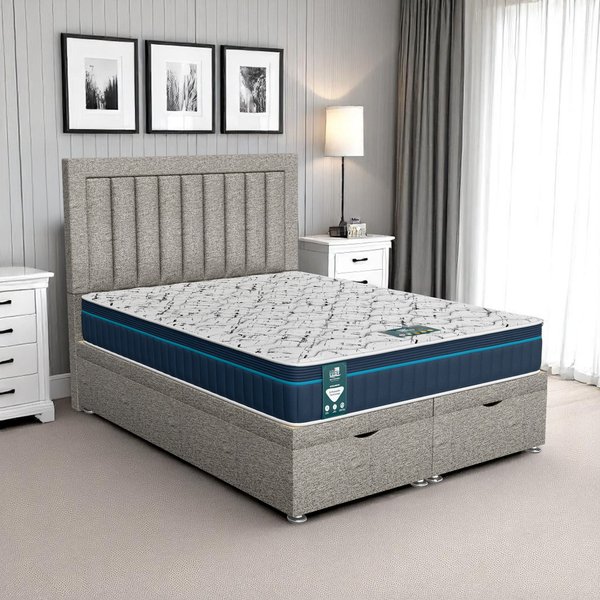 Napples Piano Ottoman - Naples Cream, Single 90 x 190 cm