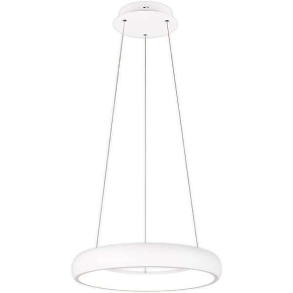 LED-Hängeleuchte Cardona, Ø 46,5 cm, weiß, CCT, Metall