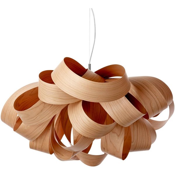 LZF Agatha Small Hängeleuchte, 78x76cm, Kirschbaum