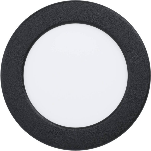 EGLO connect Smart-LED-Einbaulampe Fueva 6-Z, schwarz, Ø12cm