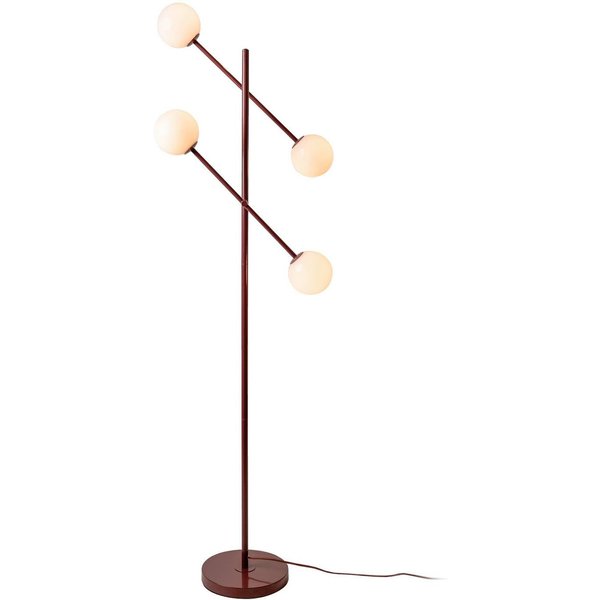 IT'S ABOUT ROMI Stehlampe Copenhagen, dunkelrot, drehbar
