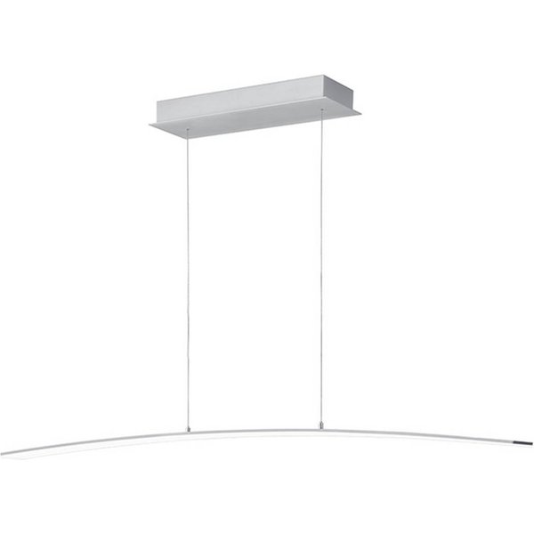 LED-Hängelampe Sira Länge 130 cm aluminiumfarben Metall CCT