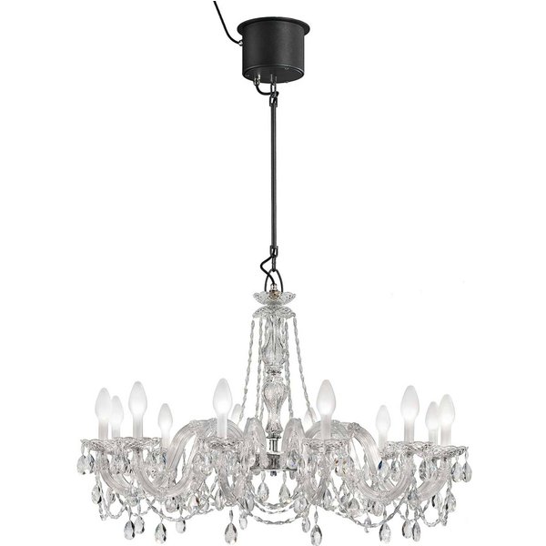 12-flammiger LED-Außen-Kronleuchter Drylight S12