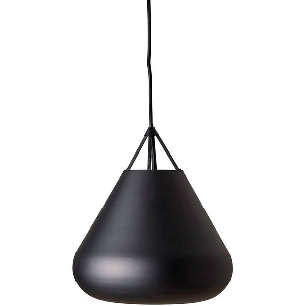 Dyberg Larsen Pendellampe Volta, schwarz, Ø 26 cm, Metall
