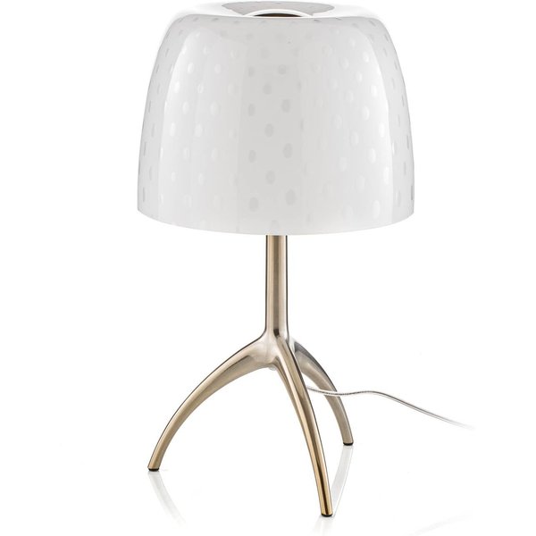 Foscarini Tischleuchte Lumiere 30, 35cm, Blasenglas, ein/aus