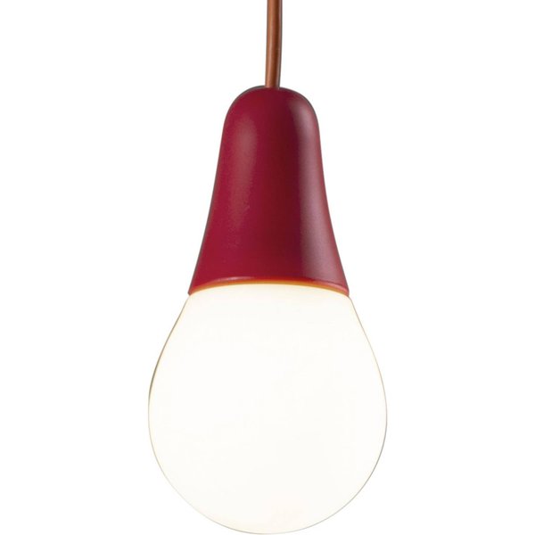 Martinelli Luce Pendelleuchte Ciulifruli, rot, Polyethylen