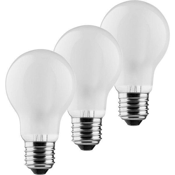 Müller Licht LED-Leuchtmittel, 3er-Set E27 4 W 2.700 K matt