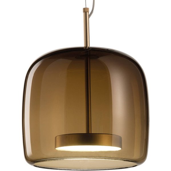 Pendellampe Jube SP 1 P aus Glas, braun