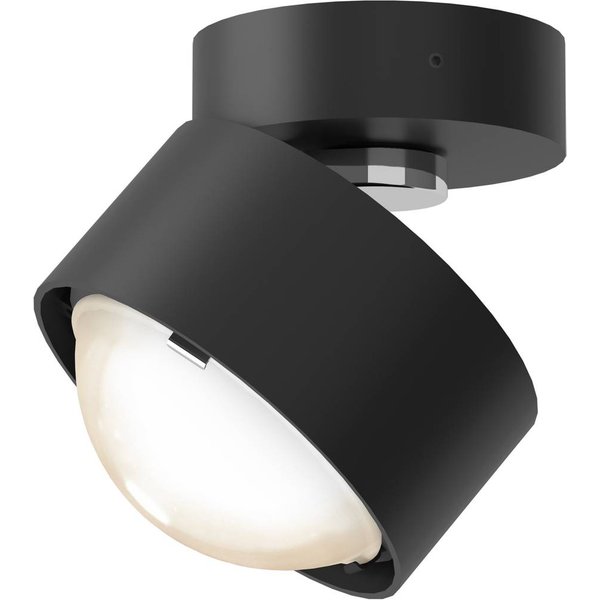 Puk! 80 Move LED-Spot Linse matt schwarz/chrom