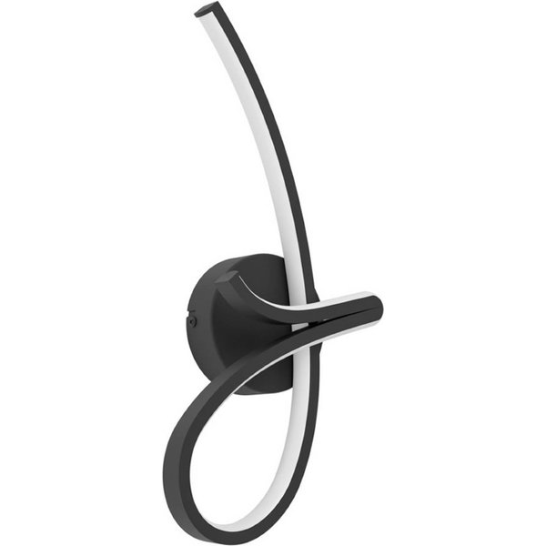 EGLO LED-Wandleuchte CARDONCITO, schwarz, Höhe 44 cm, CCT