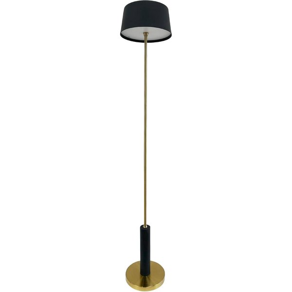 Dyberg Larsen LED-Akku-Stehlampe Yoyo, schwarz, Höhe 125 cm