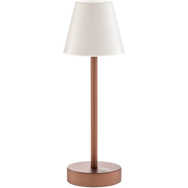 Newgarden Lola Slim LED-Tischlampe Akku, roségold