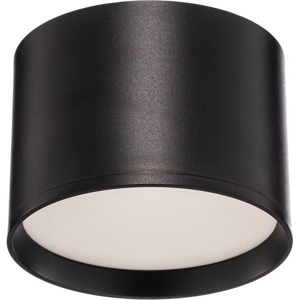 Lindby LED-Strahler Nivoria, Ø 12 cm, 15 W, schwarz, Metall