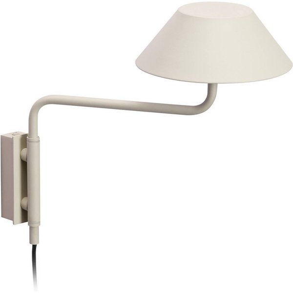 LED-Wandleuchte COVER, sandfarben, Ausladung 30 cm, Metall