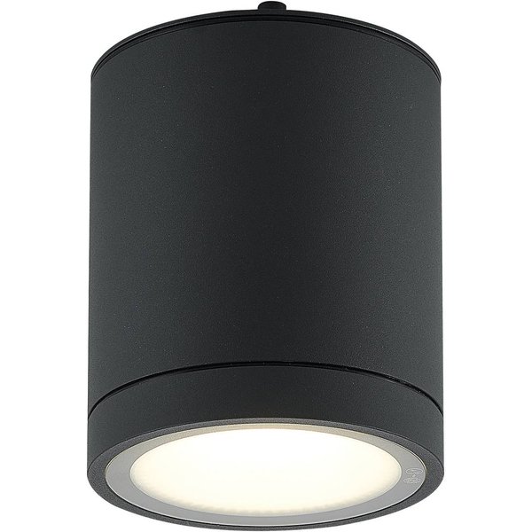 Molto Luce LED-Außendeckenlampe Foris Round SD, anthrazit