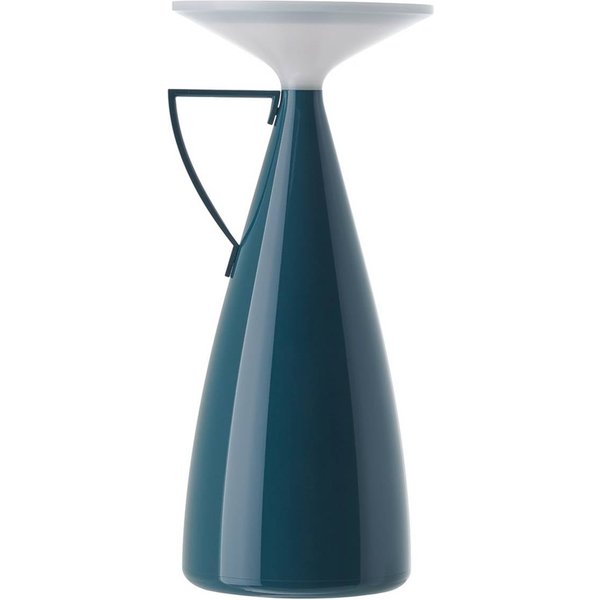 Kartell LED-Akku-Tischleuchte Camomille, petrol, Höhe 24 cm